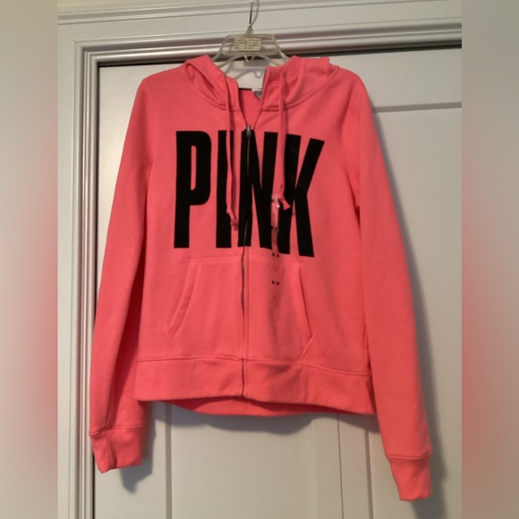 NWT Pink Zip-Up Hoodie - Picture 1 of 9